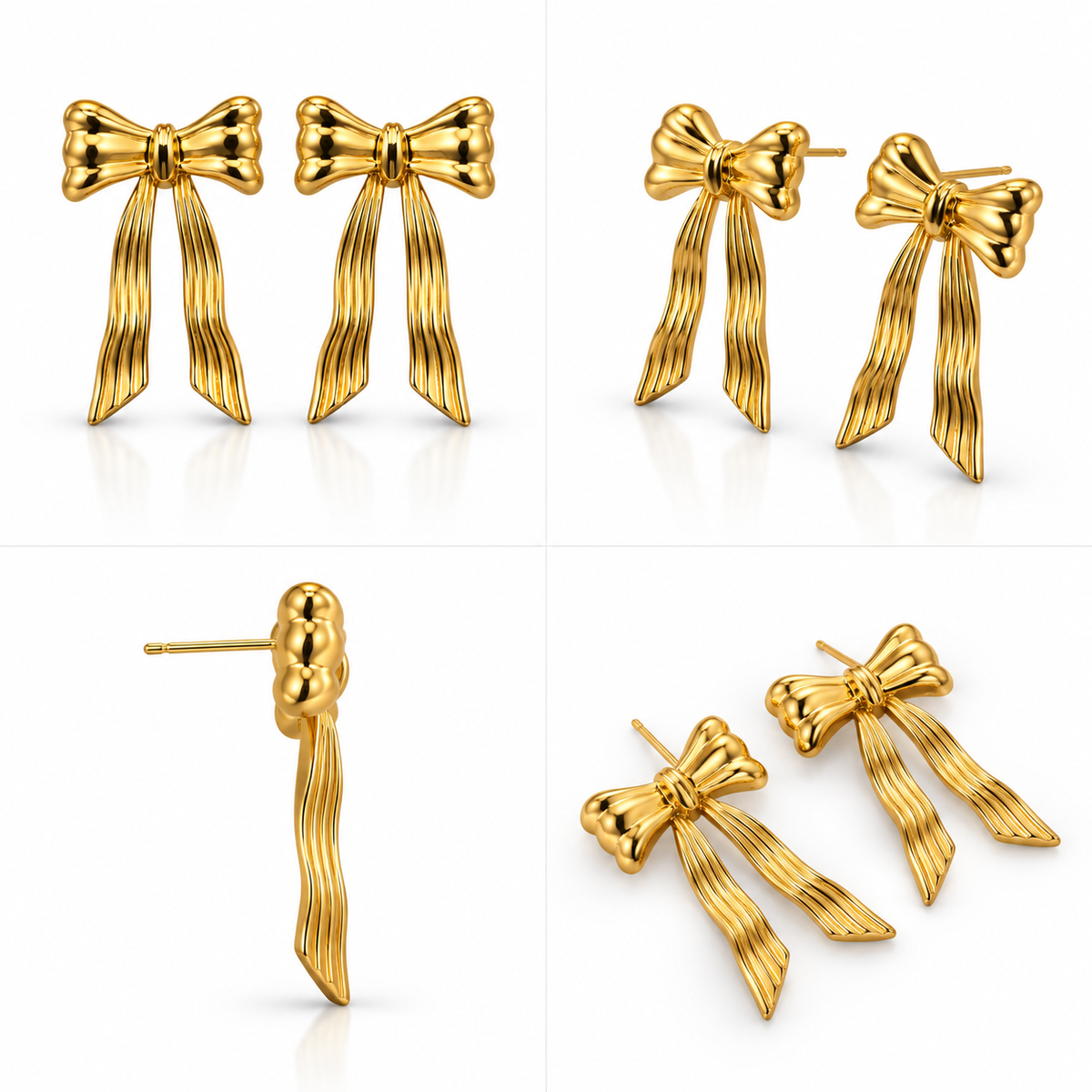 Bow earrings