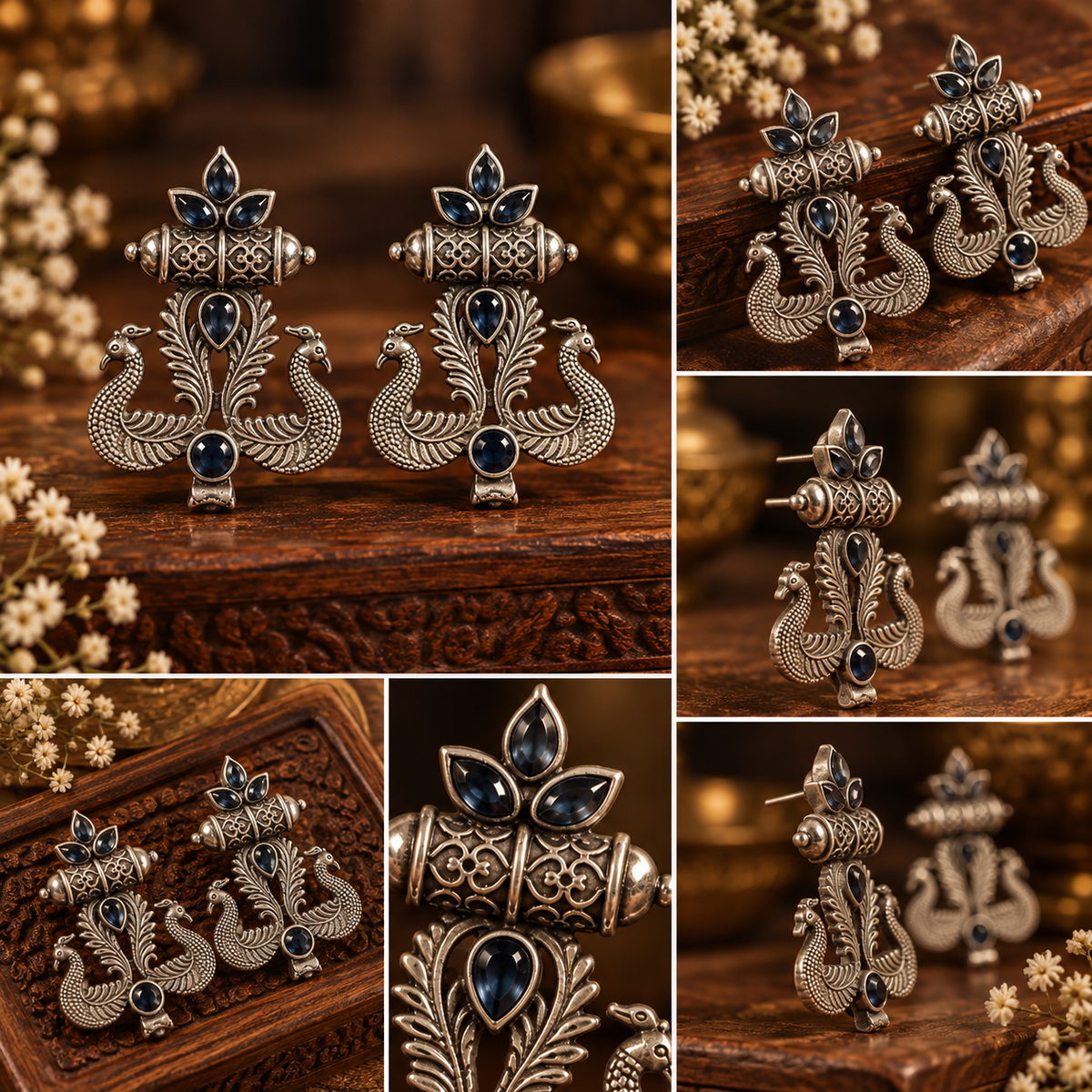 Mayura royal earrings