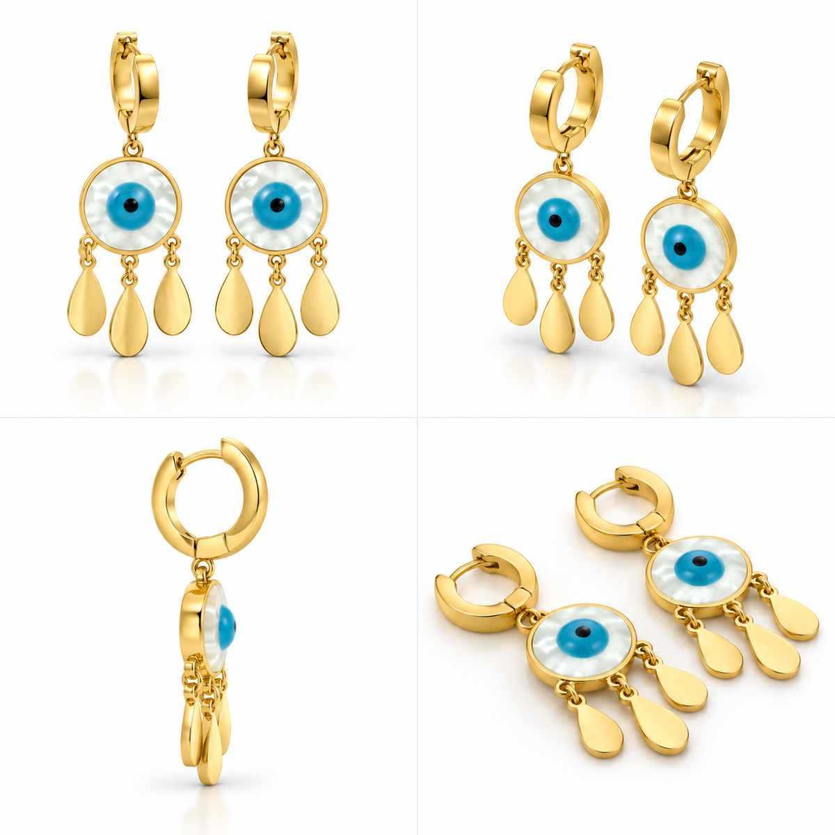 Evil eye danglers