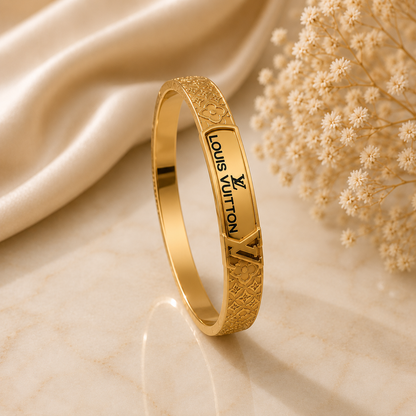 Golden Twisted Rope Stylish Bracelet For Women