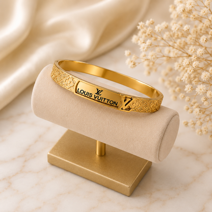 Golden Twisted Rope Stylish Bracelet For Women